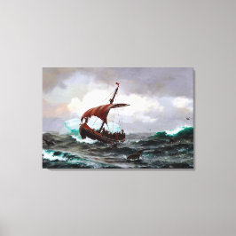 Impressão Em Tela Verão na Costa da Gronelândia Ano 1000