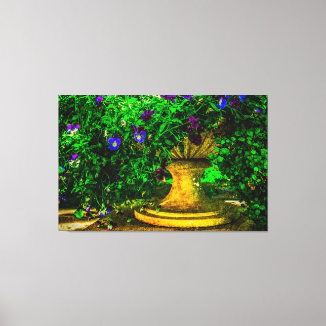 Impressão Em Tela Verão no jardim (Frente)