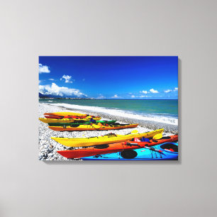 Impressão Em Tela Verão que Kayaking