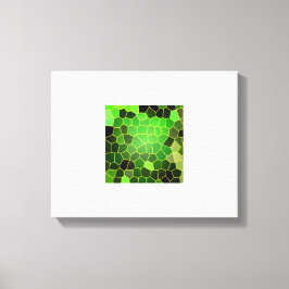 Impressão Em Tela Verde-Grama