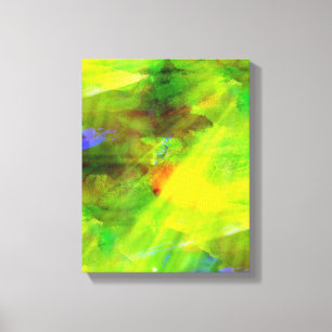 Impressão Em Tela verde sem emenda abstrato do fundo da cor, amarelo