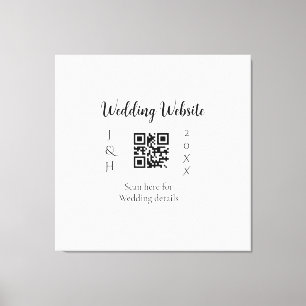 IMPRESSÃO EM TELA VERIFICAR QR DO SITE DO CASAMENTO NOME DO CASAL AN