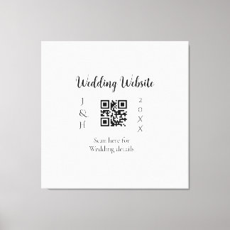 IMPRESSÃO EM TELA VERIFICAR QR DO SITE DO CASAMENTO NOME DO CASAL AN