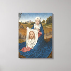 Impressão Em Tela Veronica do St., c.1470-1475 (óleo no painel)