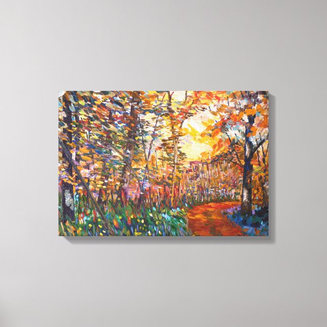 Impressão Em Tela Verruma em Outono (Frente)