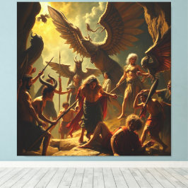 Impressão Em Tela  „Versammlung der uralten Götter“  