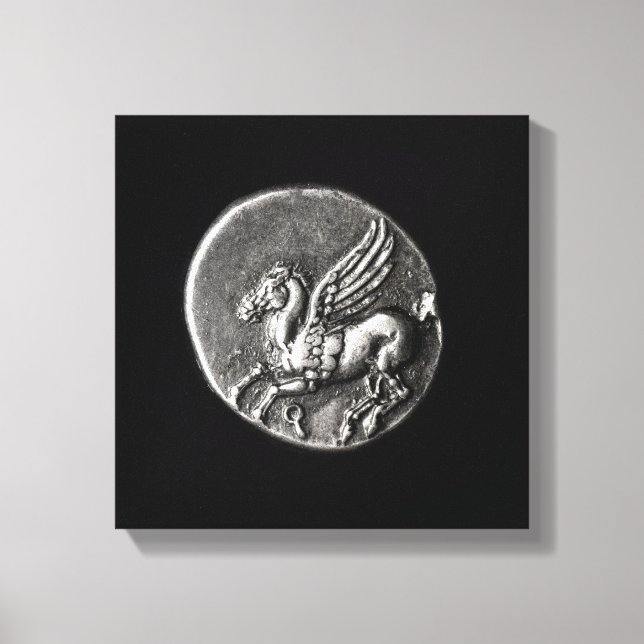 Impressão Em Tela Verso da moeda que representa Pegasus (Frente)