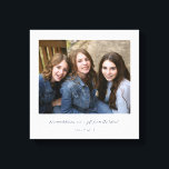 Impressão Em Tela Verso Moderno Simples | Foto para netos<br><div class="desc">Esta simples e moderna canvas fotográfica apresenta um modelo fotográfico e uma leitura versa,  "Os netos são um presente do Senhor." Você pode personalizar o texto,  se desejar,  para qualquer uso!</div>