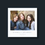 Impressão Em Tela Verso Moderno Simples | Foto para netos<br><div class="desc">Esta simples e moderna canvas fotográfica apresenta um modelo fotográfico e uma leitura versa,  "Os netos são um presente do Senhor." Você pode personalizar o texto,  se desejar,  para qualquer uso!</div>