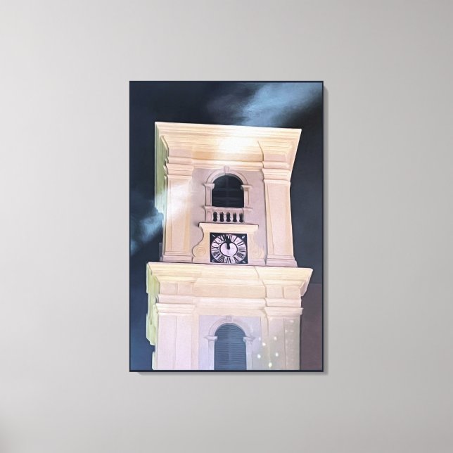 Impressão Em Tela Véspera de Ano Novo (Frente)