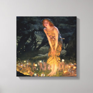 Impressão Em Tela “Véspera de Solstício de Verão” por Edward Robert
