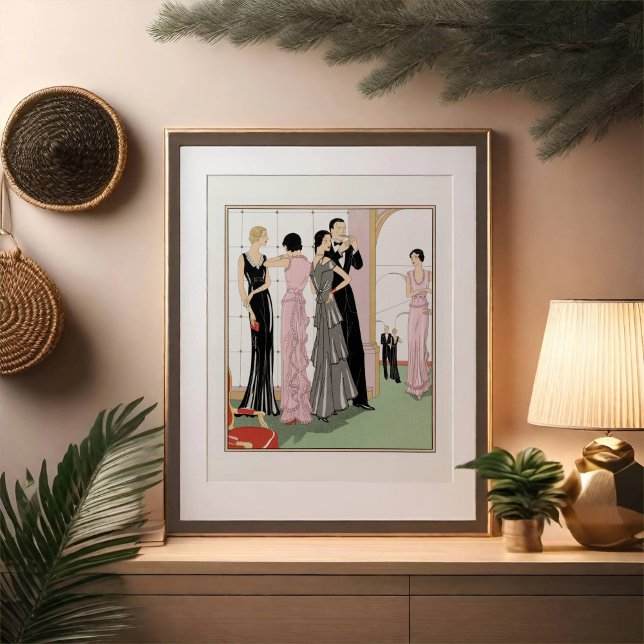 Impressão Em Tela Vestes da noite (1932) (Criador carregado)