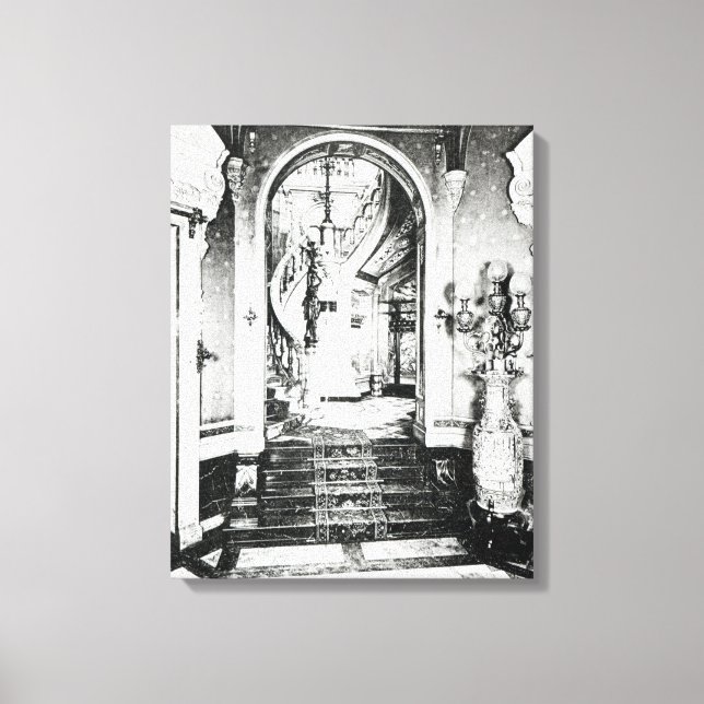 Impressão Em Tela Vestibule e Onyx Staircase (Frente)