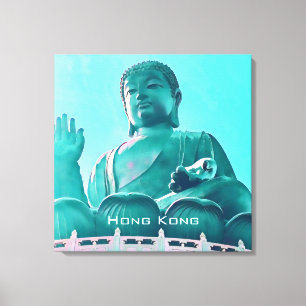 Impressão Em Tela Viagem da Ilha de Hong Kong Big Buddha Lantau