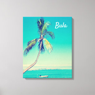 Impressão Em Tela viagem das ilhas de palmeiras tropicais das Fiji