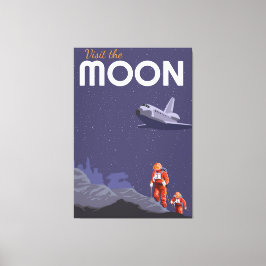 Impressão Em Tela Viagem de lua