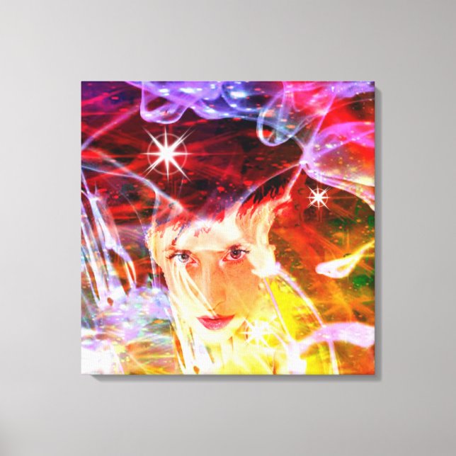 Impressão Em Tela Viagem de Luz (Frente)