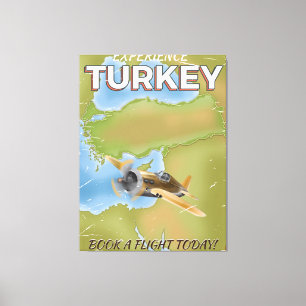 Impressão Em Tela viagens vintage da Turquia