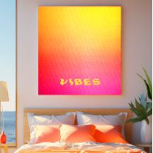 "Vibes" ensolarados, cor-de-rosa, laranja e amarel