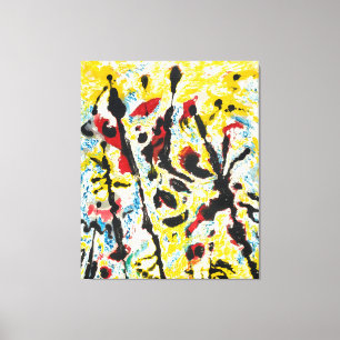 Impressão Em Tela VIBRAÇÕES DA LUA - C. 1953-1955 -Abstrato-