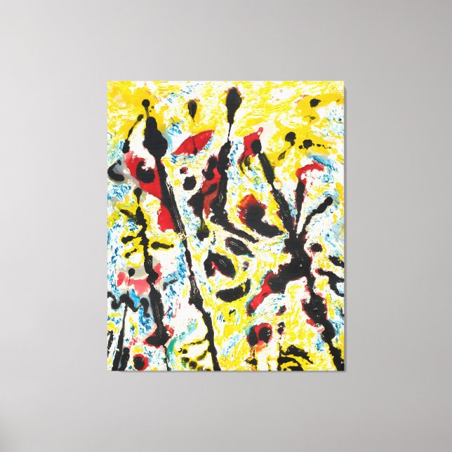 Impressão Em Tela VIBRAÇÕES DA LUA - C. 1953-1955 -Abstrato- (Frente)