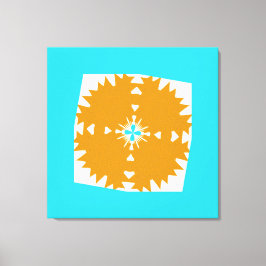 Impressão Em Tela Vibrações do Sudoeste Padrão Multi-Cor