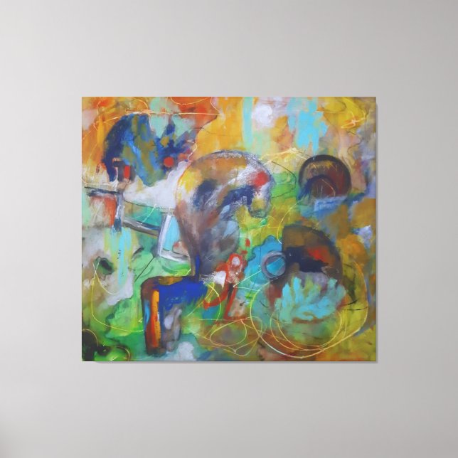 Impressão Em Tela Vibrant Chaos (Frente)