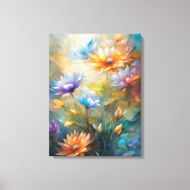 Impressão Em Tela Vibrant Wildflower Buquê (Frente)