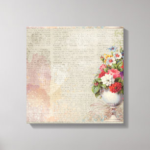 Impressão Em Tela Victorian Floral
