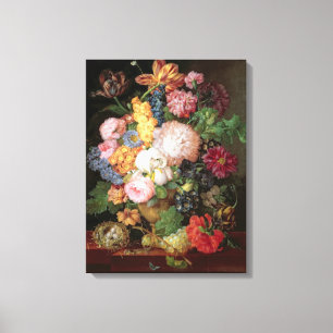 Impressão Em Tela Vida de T30763 A ainda das flores e da fruta