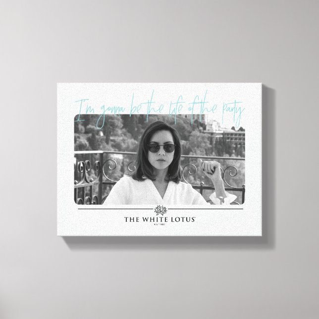 Impressão Em Tela Vida do Partido - O Lotus Branco (Frente)