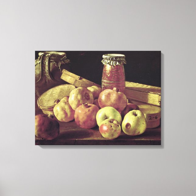Impressão Em Tela Vida Estática com Pomegranatos (Frente)