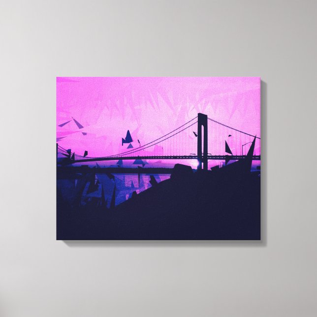 Impressão Em Tela Vida na Cidade - NYC (Frente)