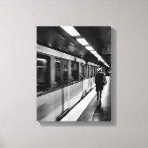 Impressão Em Tela Vida parisiense moderna e urbana