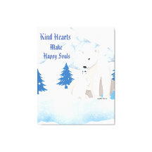 Impressão em Tela Vida Selvagem Ártica de Urso Pol