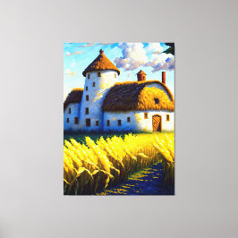 Impressão Em Tela Vida Simples Encantadora