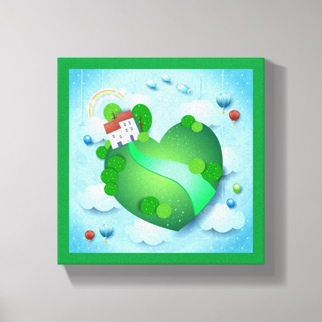 Impressão Em Tela Vida Verde (Frente)