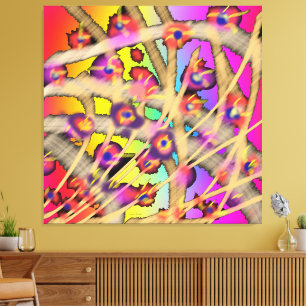 Impressão Em Tela Videira Floral