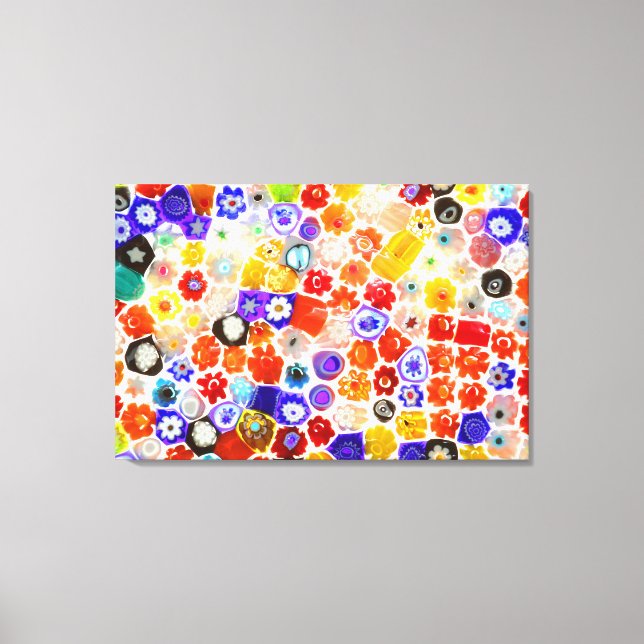 Impressão Em Tela VIDRO DE FLORA VENETIANO 24x36 (Frente)