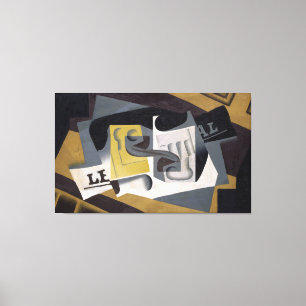 Impressão Em Tela Vidro e Jornal, 1917 (óleo na madeira compensada)