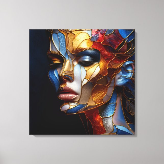 Impressão Em Tela Vidro Estido - Harmonia Em Vidro E Pele (Frente)