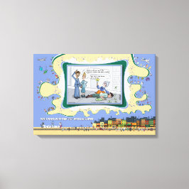 Impressão Em Tela Vigil-Auntie | Absurd Wordplay Humor 24x16