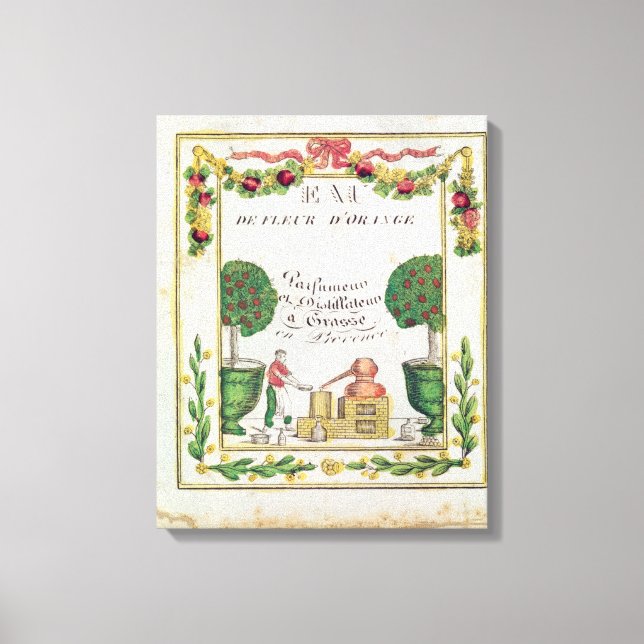 Impressão Em Tela Vignette de "Eau de Fleur d'Orange" (Frente)