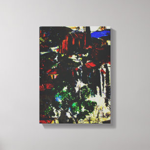 Impressão Em Tela Vila de Cezanne em Gardanne