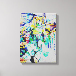 Impressão Em Tela Vila de Cezanne em Gardanne