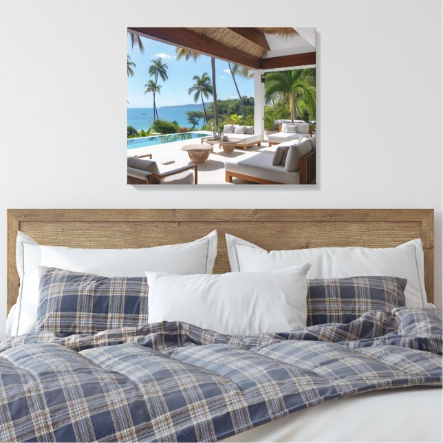 IMPRESSÃO EM TELA VILLA LIFE #1 (Insitu(Quarto))