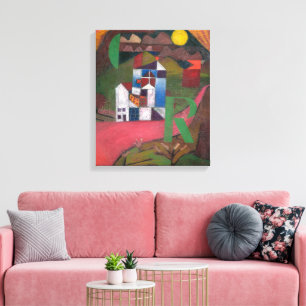 Impressão Em Tela Villa R   Paul Klee