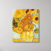 Vincent Van Gogh 12 Girassóis Impressionista