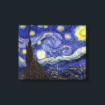 Impressão Em Tela Vincent Van Gogh - A Bela Arte da Noite Estrelada<br><div class="desc">Vincent Van Gogh é a Noite Estrelada. Petróleo na canvas de 1889, Starry Night foi pintado enquanto Van Gogh estava no asilo em Santo-Remy, França, e é considerado uma de suas maiores obras-primas. Embora seja uma cena noturna, foi pintada durante o dia e representa a vista da janela no quarto...</div>