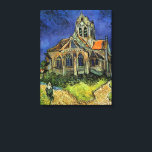 Impressão Em Tela Vincent van Gogh - A Igreja em Auvers<br><div class="desc">A Igreja de Auvers (1890) de Vincent van Gogh é uma pintura religiosa de Apos impressionismo fino e arquitetônica. Uma mulher caminhando em direção à capela da vila com belas janelas de vidro manchado. Uma cena de arquitetura diária. Sobre o artista: Vincent Willem van Gogh (1853-1890) era um pintor Post...</div>